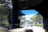 bus into town