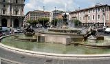  Piazza della Repubblica with Fontana delle Naidi c.1901  6490