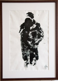 senza titolo (monoprint),ink on paper, 55x38