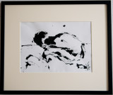 figura acuclillada, ink on paper, 29x42