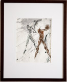 senza titolo, ink on paper, 28x24 (sold)