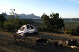 Camp on the South rim of Gooseberry Mesa