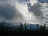 Snow squall approaching