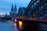 Cologne Cathedral bridge view