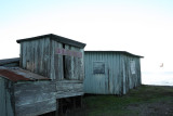 San Pablo Bay beach shacks