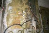 Fort Barry Mine Casemate entrance. CBR Shelter sign.