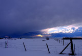 Winter Storm over Promontory Range; February, 2009
