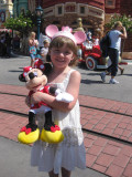 Astrid loves her Minnie Mouse