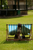 Canoodling in the park