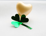 A heart and a shamrock