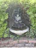 Fountain in the hedge