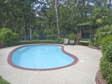 Pool from the house side