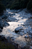 Yuba river in silver light