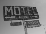 MOTEL & POOL <br> with VACANCY!