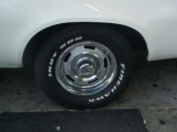 1975 El Camino wheel<br>1966 Chevy hubcap