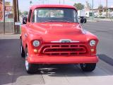 1957 Chevy pickupcustom red 31001/2 ton pickup truck
