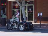 Harley Davidson<br>trike on Mill Avenue