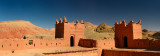 Panorama of Dades Gorge in the High Atlas mountains from Kasbah Ait Youl rooftop