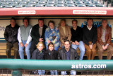 Tour Group in the Astros dugout