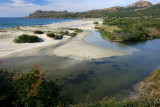 The Ostriconi river mouth