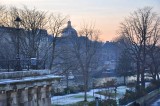 1012 Winter in Paris. Square du Vert Galant et Dme de lInstitut