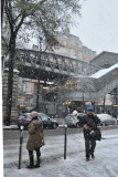 Snow in Paris, place Cambronne - 3972
