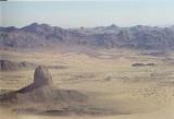 Hoggar viewed from the airplane