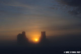 A Foggy Elevator Sunrise At Lang SK.