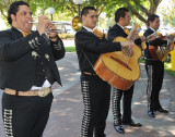 Excellent mariachi: Monumental de America - plays at the Fonda Restaurant in L.A.