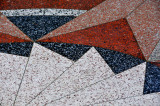 Lovely colors and triangular designs of granite tiles