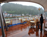 Wet Weather on Arrival at Ketchikan