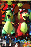 Huge Stuffed Dragons (compare size with persons below!)