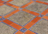 Tiles on walk way