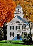 Church in Vermont, in the Fall