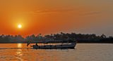 Sunset on the Nile River; Egypt