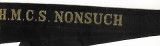 HMCS NONSUCH hat tally, post WWII