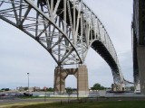 Blue Water bridges over St. Clair River