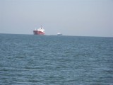 some of the endless heavy ship traffic on Delaware Bay