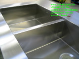 vasche inox su misura con ribasso ottenute da piegatura