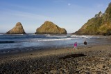 Sue & Melody on Heceta Beach