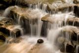 Zen Rock and Waterfall