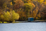 The Blue Shack in Autumn  ~  October 15