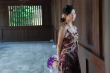 Young model at Chi Lin Lotus Garden