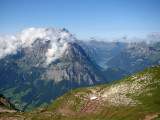 Blick zum Vorderglrnisch und Klntalersee