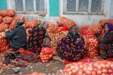 Chakrysab - Oignons market, Uzbekistan