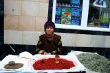 Selling spices, Samarkand, Uzbekistan