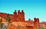 Courthouse Towers, Three Gossips, and Sheep Rock.jpg