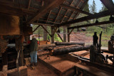 Winching A Log