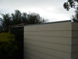 Steel angle for roof track