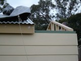 Roof to close over extension